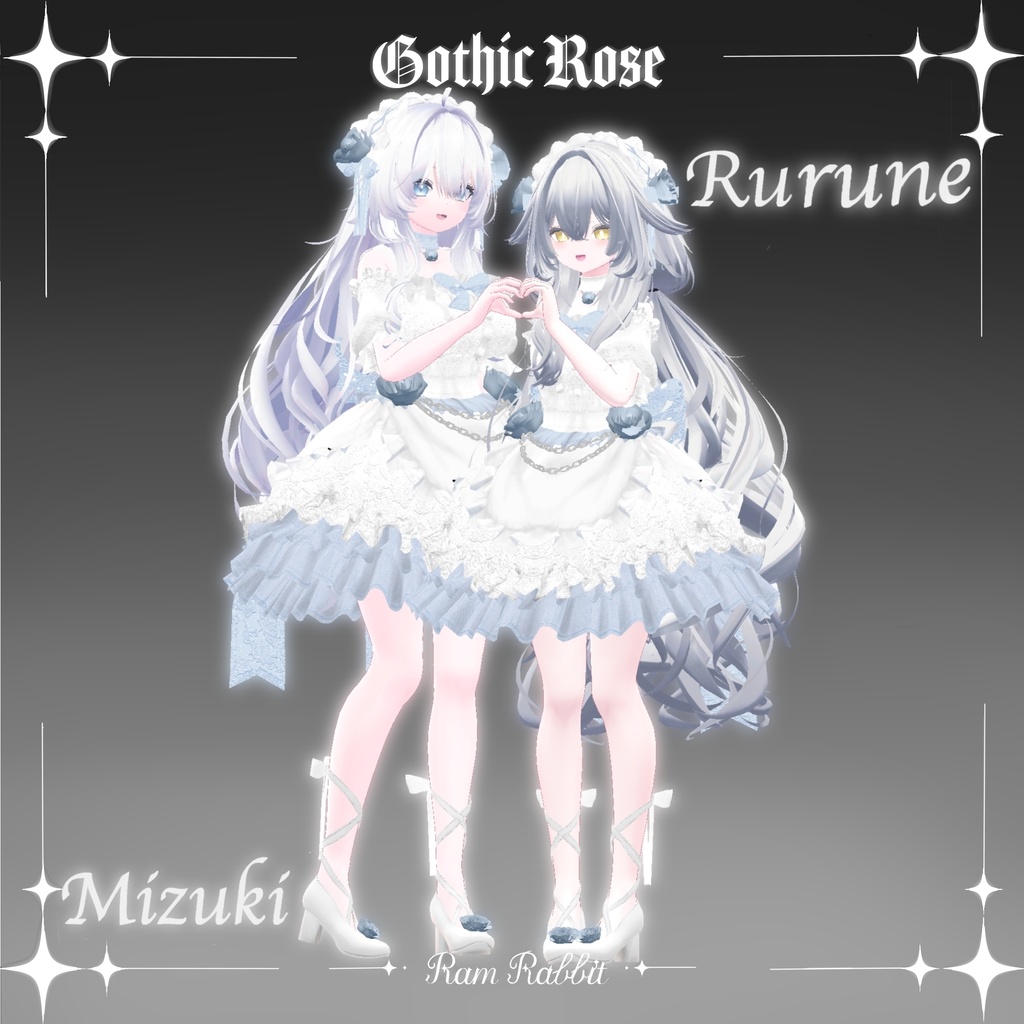 【18アバター対応】GothicRose【VRChat】