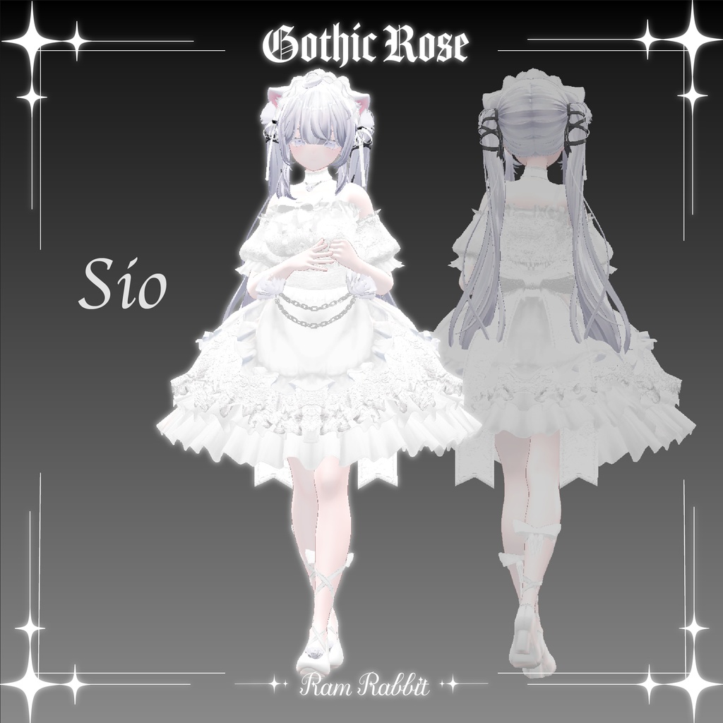 【18アバター対応】GothicRose【VRChat】