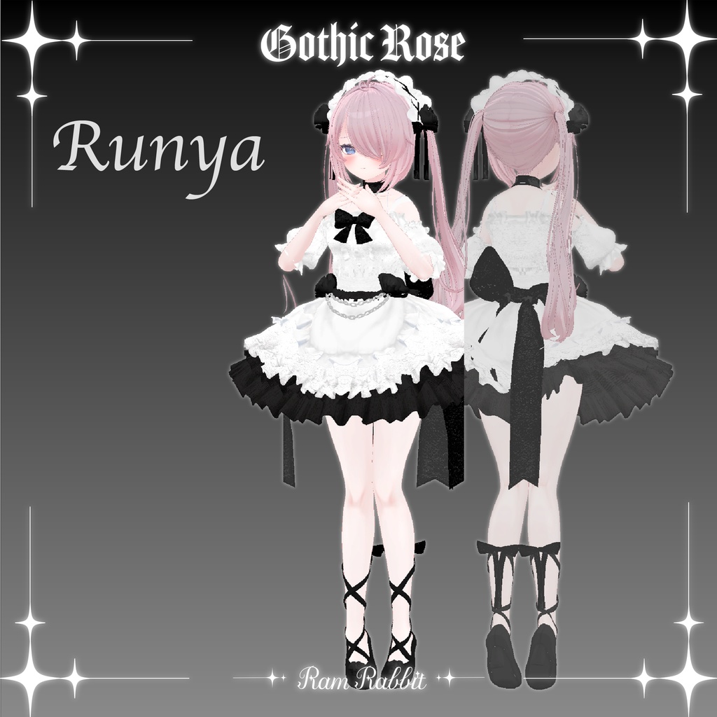 【18アバター対応】GothicRose【VRChat】