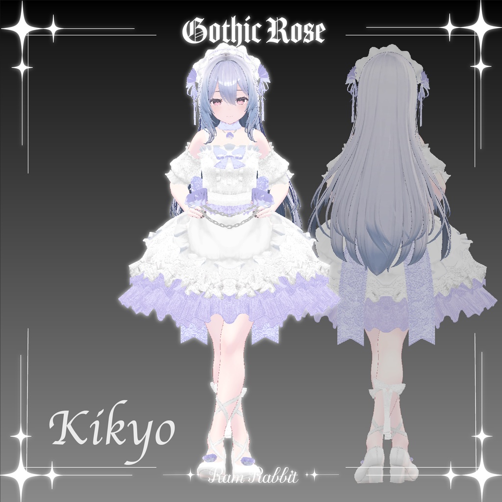 【18アバター対応】GothicRose【VRChat】