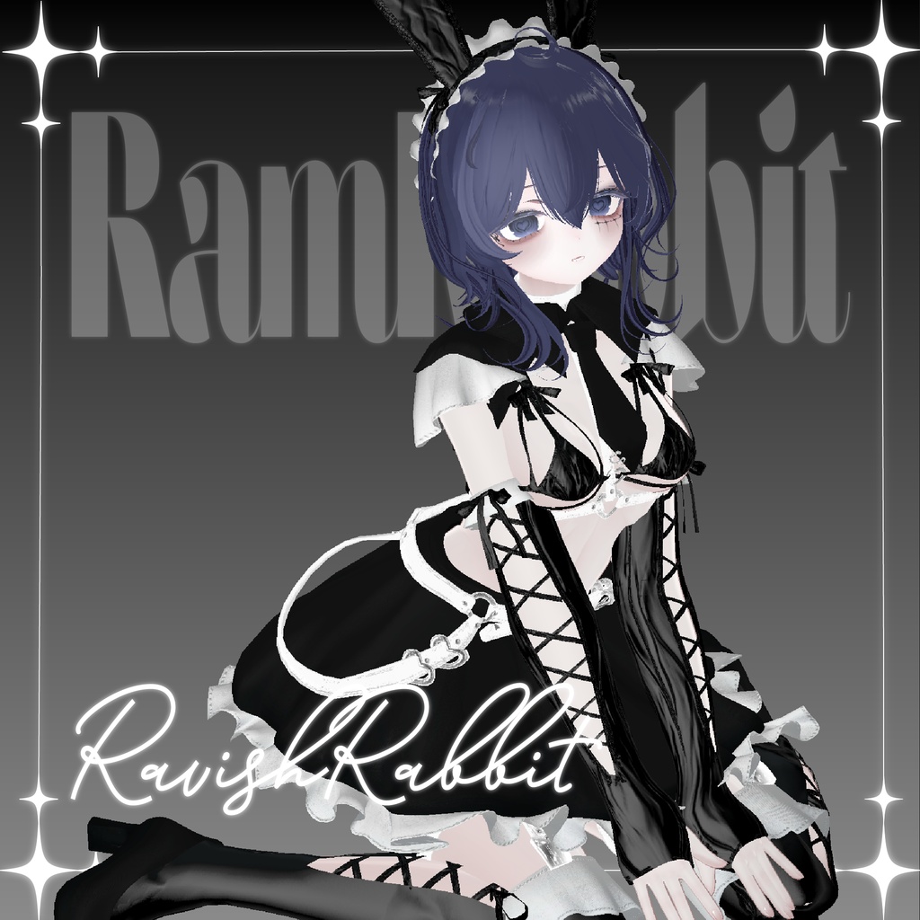 【12アバター対応】RavishRabbit【VRChat】