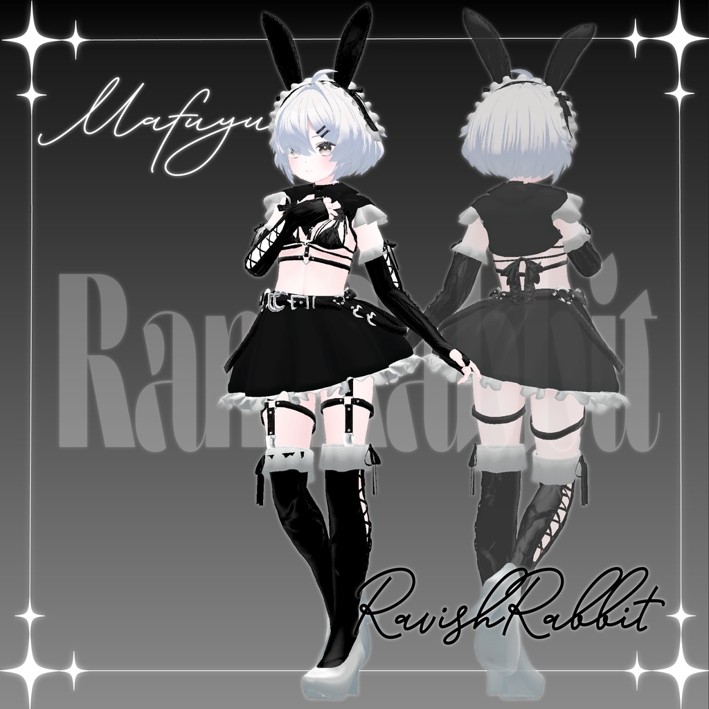 【12アバター対応】RavishRabbit【VRChat】