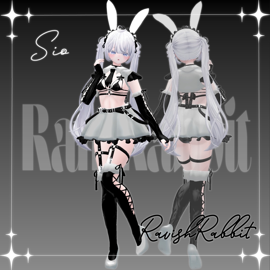 【12アバター対応】RavishRabbit【VRChat】