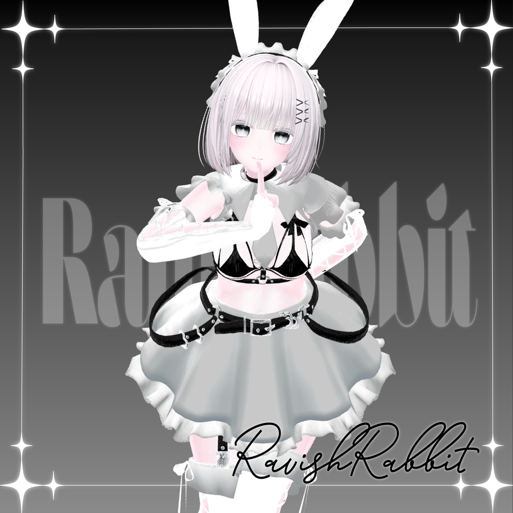 【12アバター対応】RavishRabbit【VRChat】