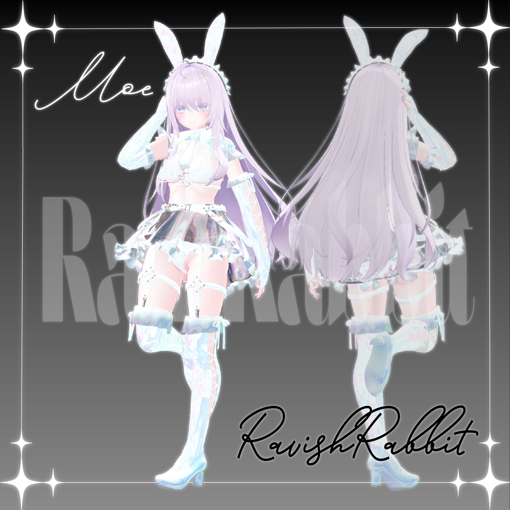 【12アバター対応】RavishRabbit【VRChat】