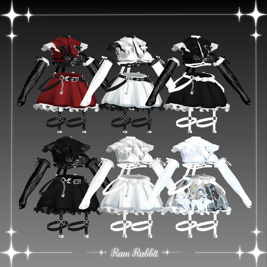 【12アバター対応】RavishRabbit【VRChat】