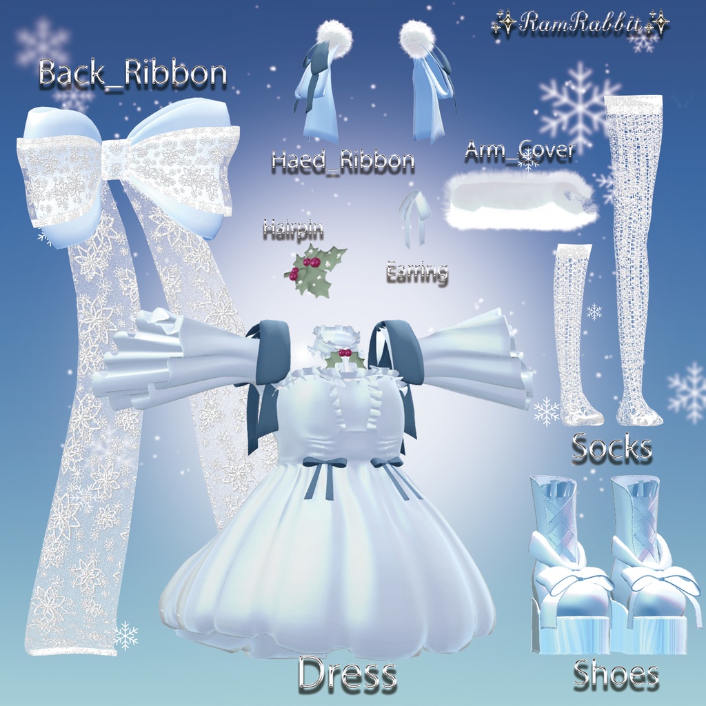 【18アバター対応】Winter Velvet【VRChat】