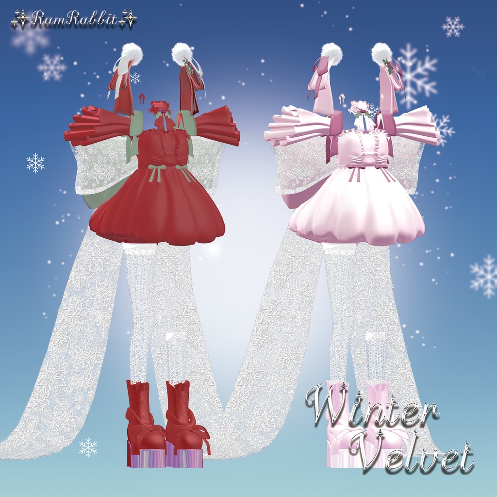 【18アバター対応】Winter Velvet【VRChat】