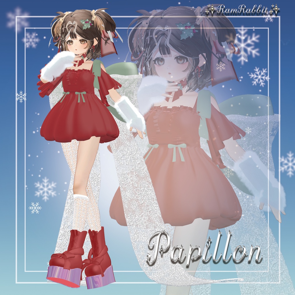 【18アバター対応】Winter Velvet【VRChat】