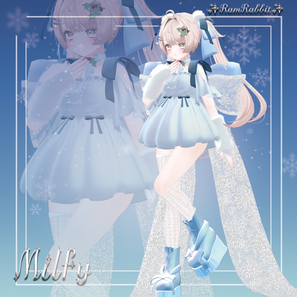 【18アバター対応】Winter Velvet【VRChat】