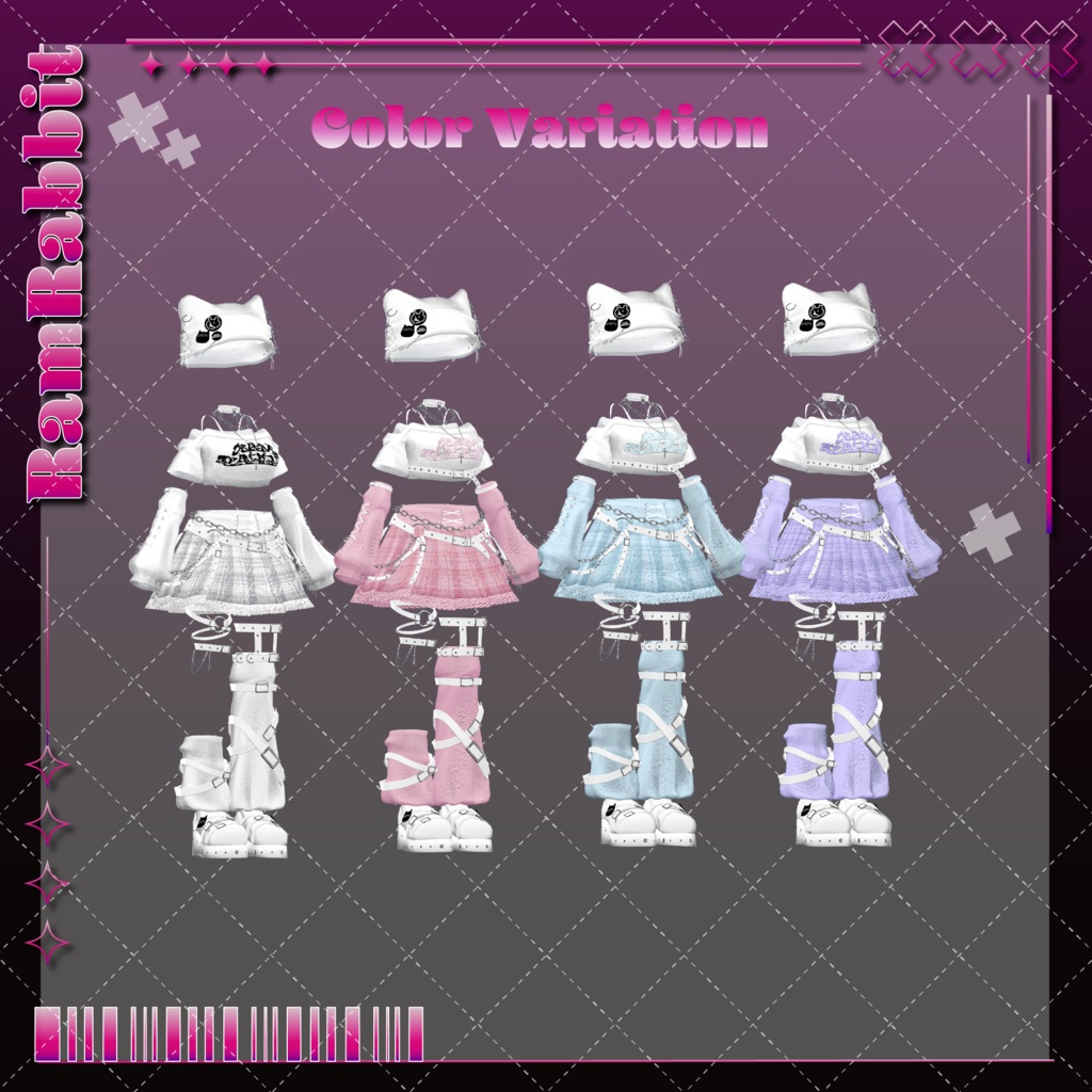 【23アバター対応】Candy Drop Punk【VRChat】