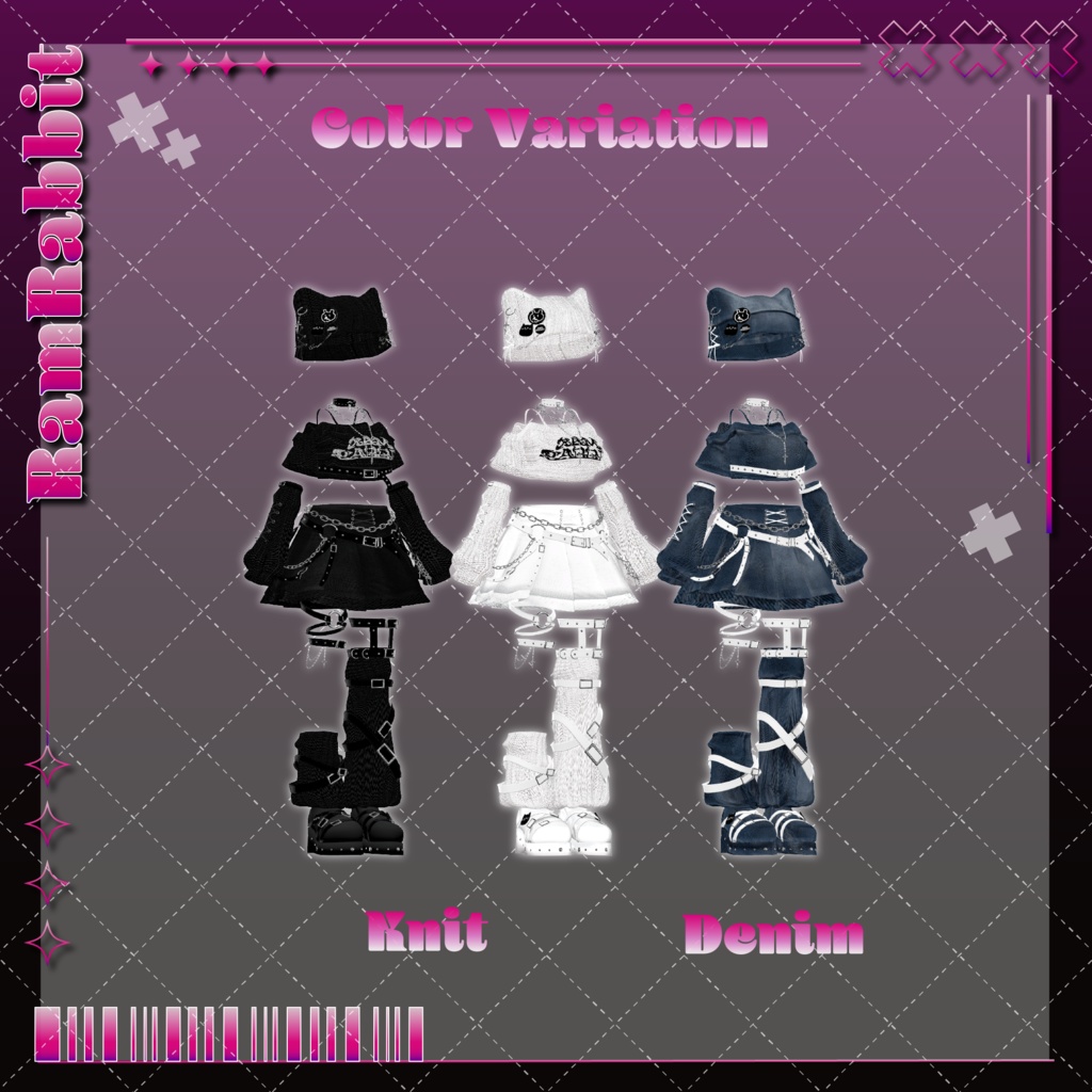 【23アバター対応】Candy Drop Punk【VRChat】