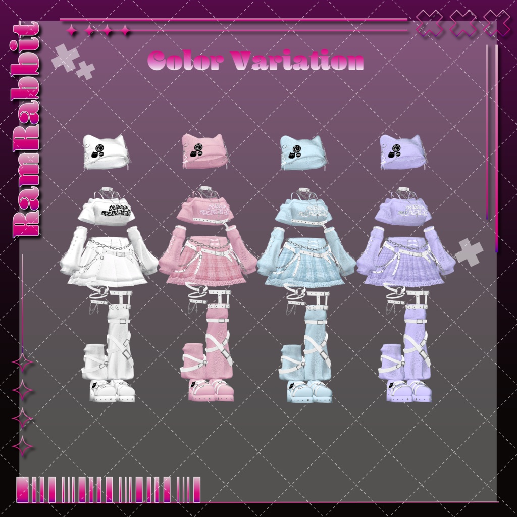 【23アバター対応】Candy Drop Punk【VRChat】