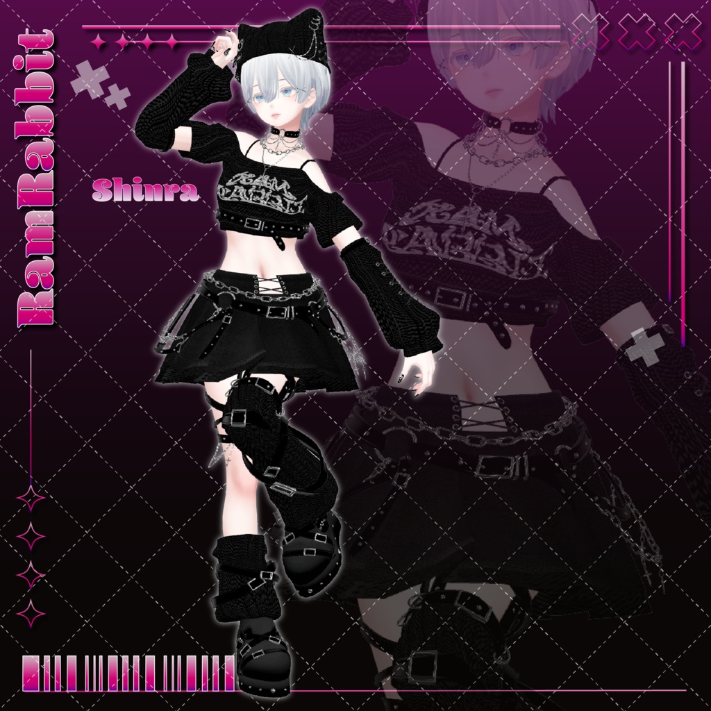 【23アバター対応】Candy Drop Punk【VRChat】