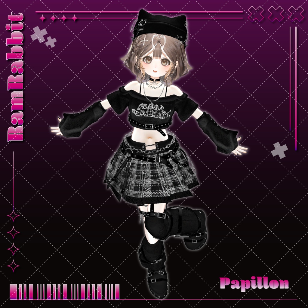 【23アバター対応】Candy Drop Punk【VRChat】