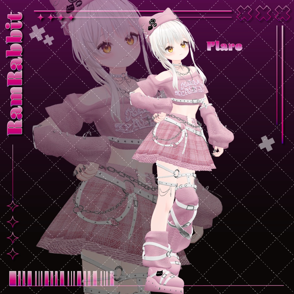 【23アバター対応】Candy Drop Punk【VRChat】