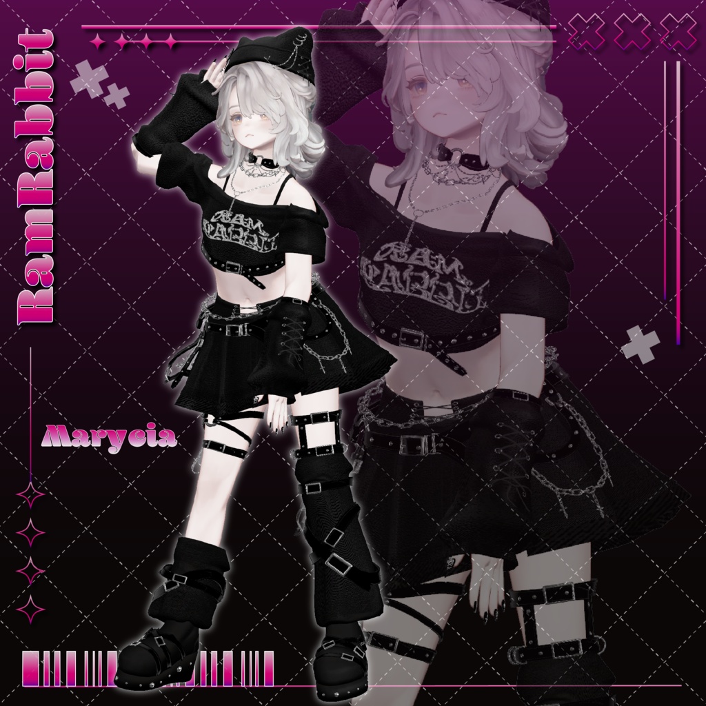 【23アバター対応】Candy Drop Punk【VRChat】