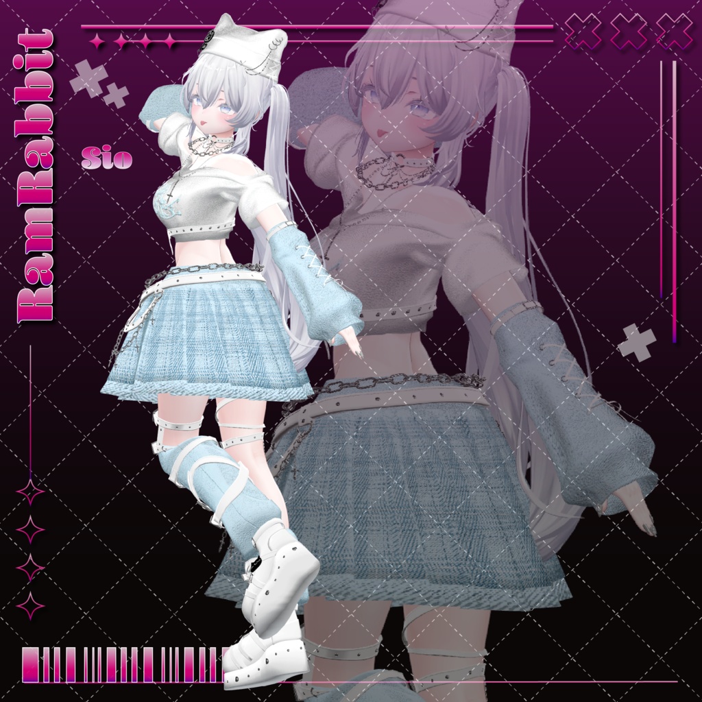 【23アバター対応】Candy Drop Punk【VRChat】