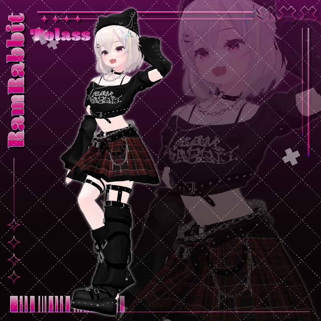 【23アバター対応】Candy Drop Punk【VRChat】