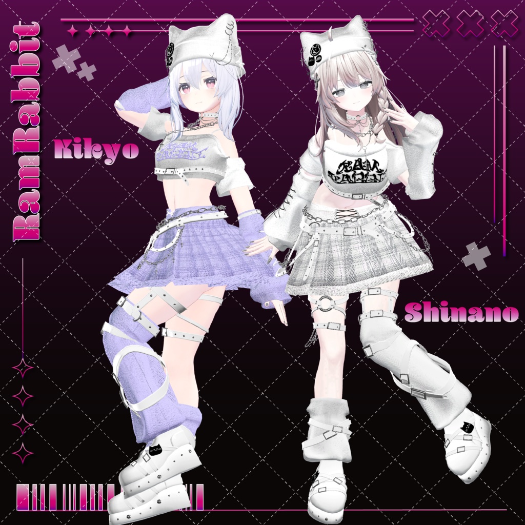 【23アバター対応】Candy Drop Punk【VRChat】