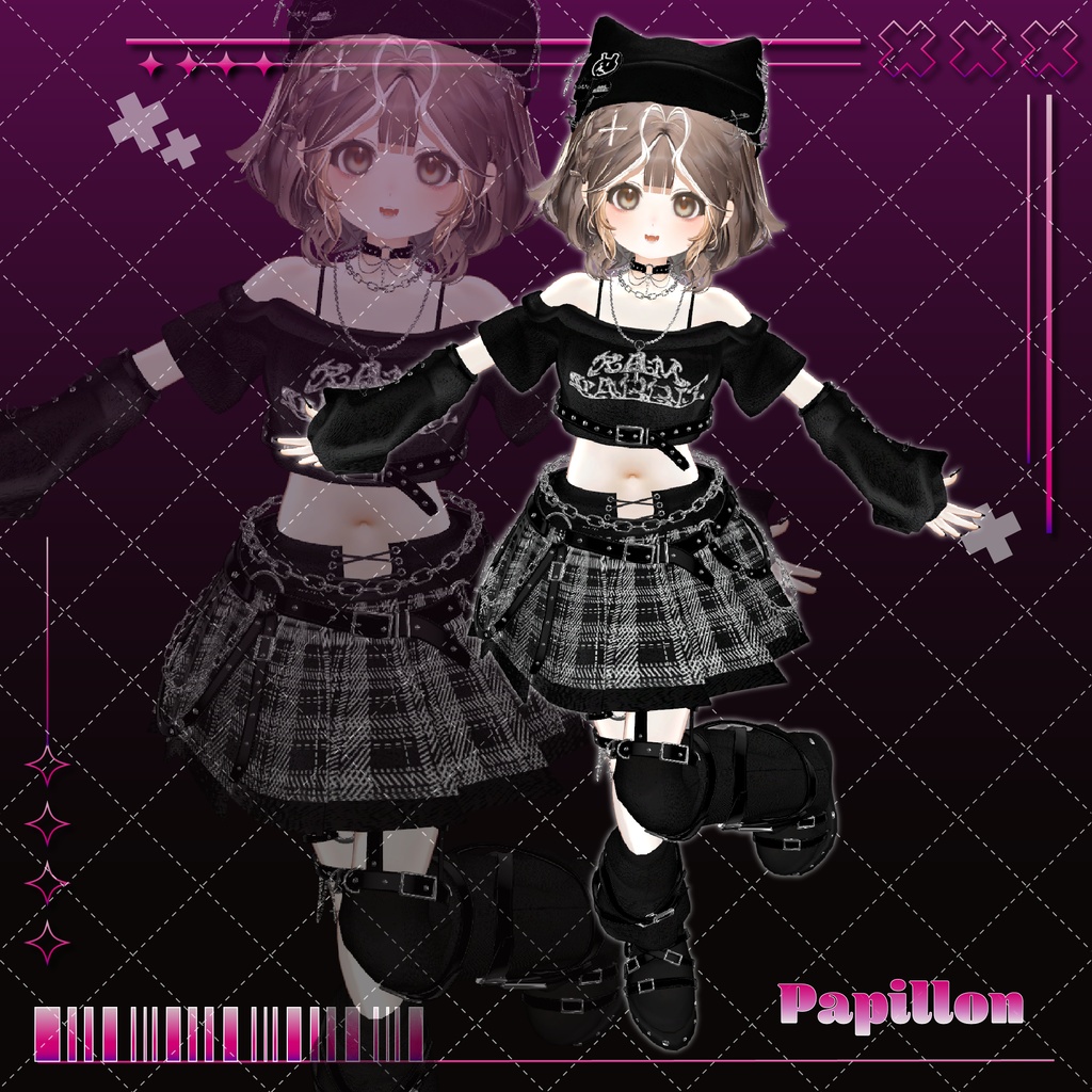 【23アバター対応】Candy Drop Punk【VRChat】