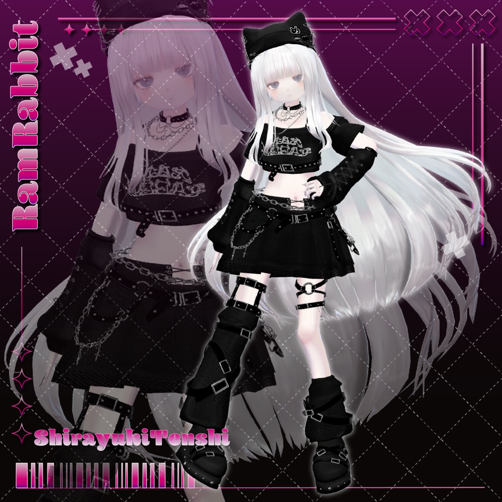 【23アバター対応】Candy Drop Punk【VRChat】