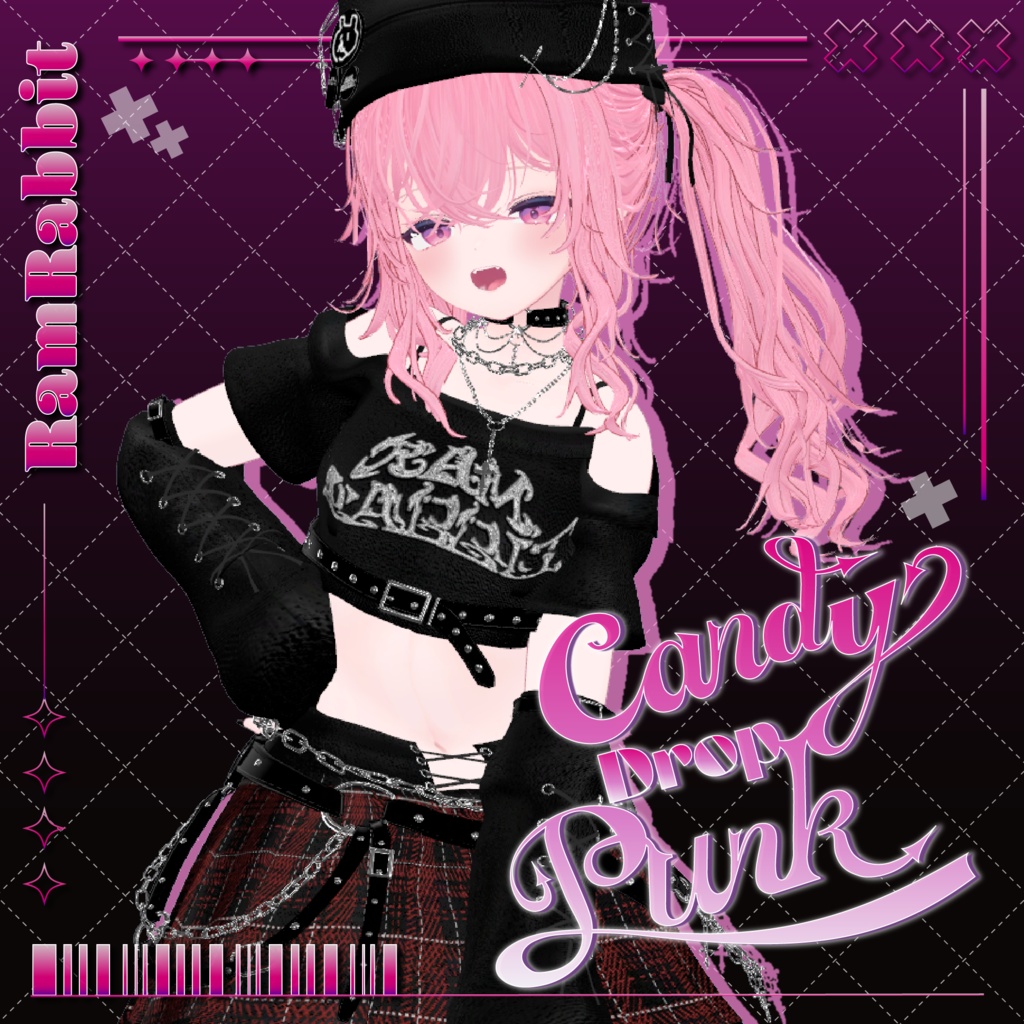 【複数アバター対応】Candy Drop Punk【VRChat】