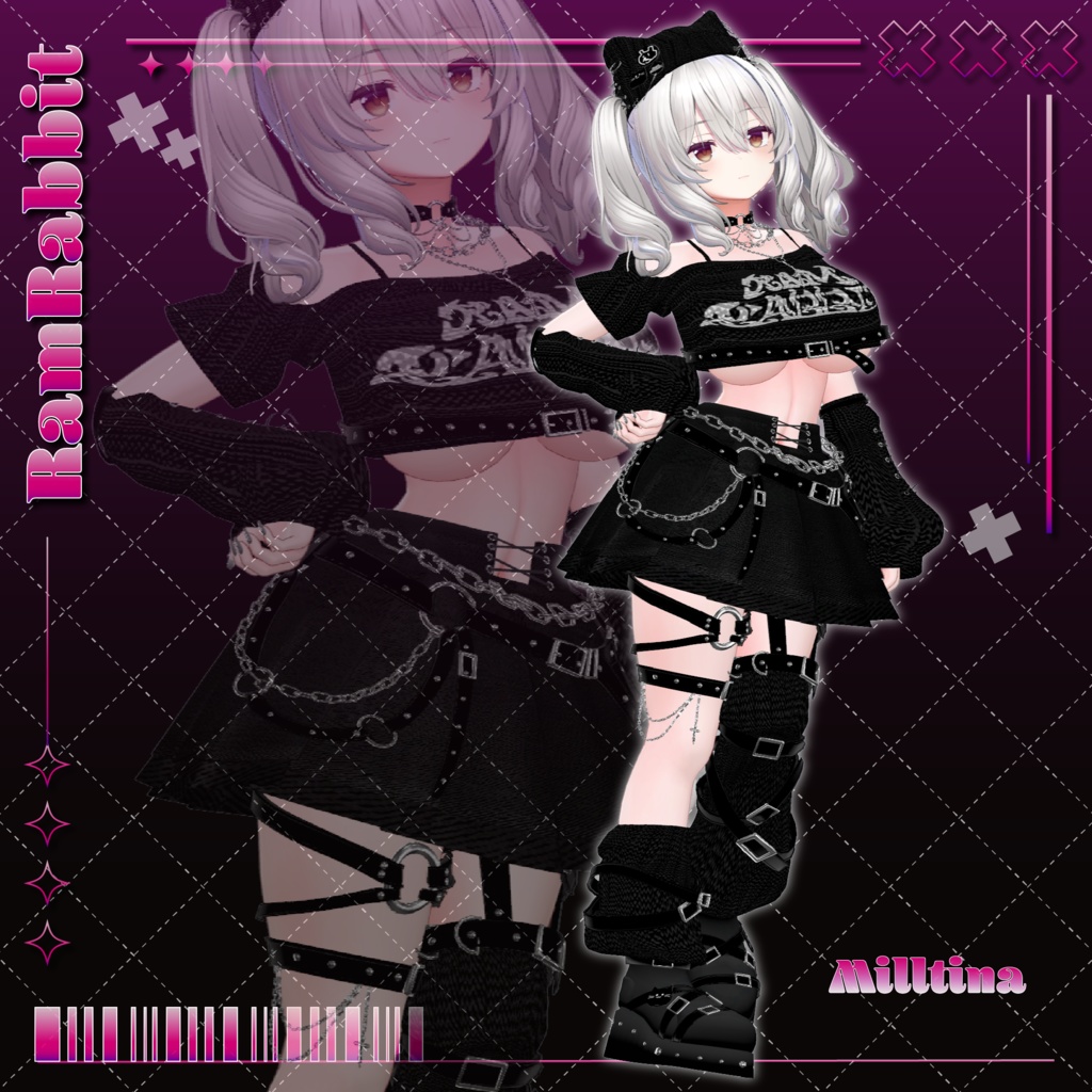 【23アバター対応】Candy Drop Punk【VRChat】