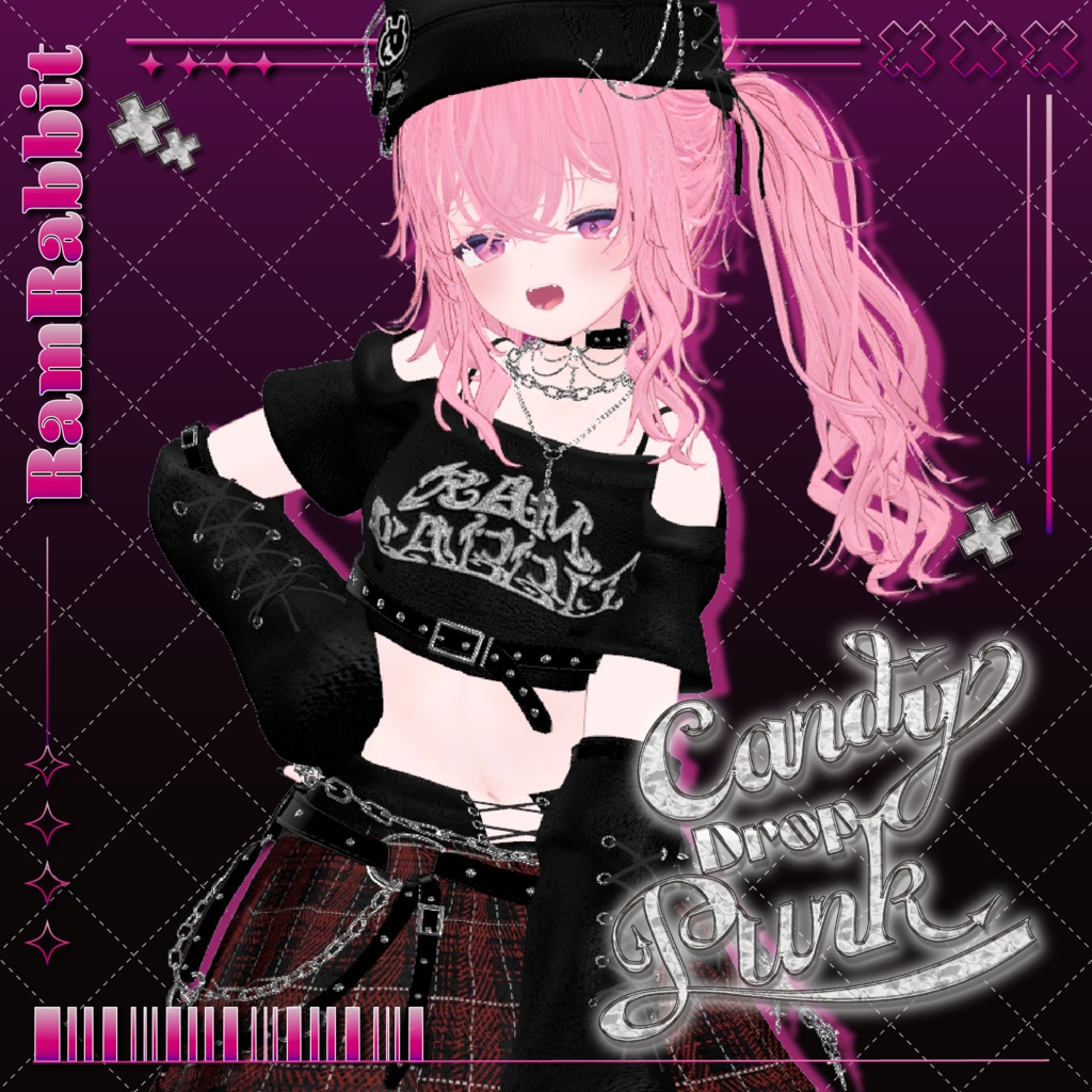 【複数アバター対応】Candy Drop Punk【VRChat】