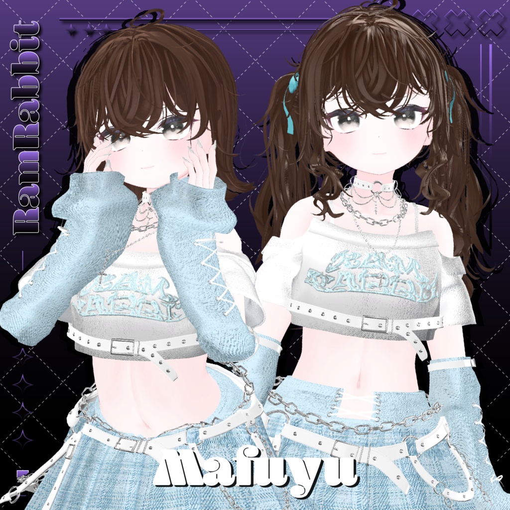 【26アバター対応】CloudyHair【VRChat】