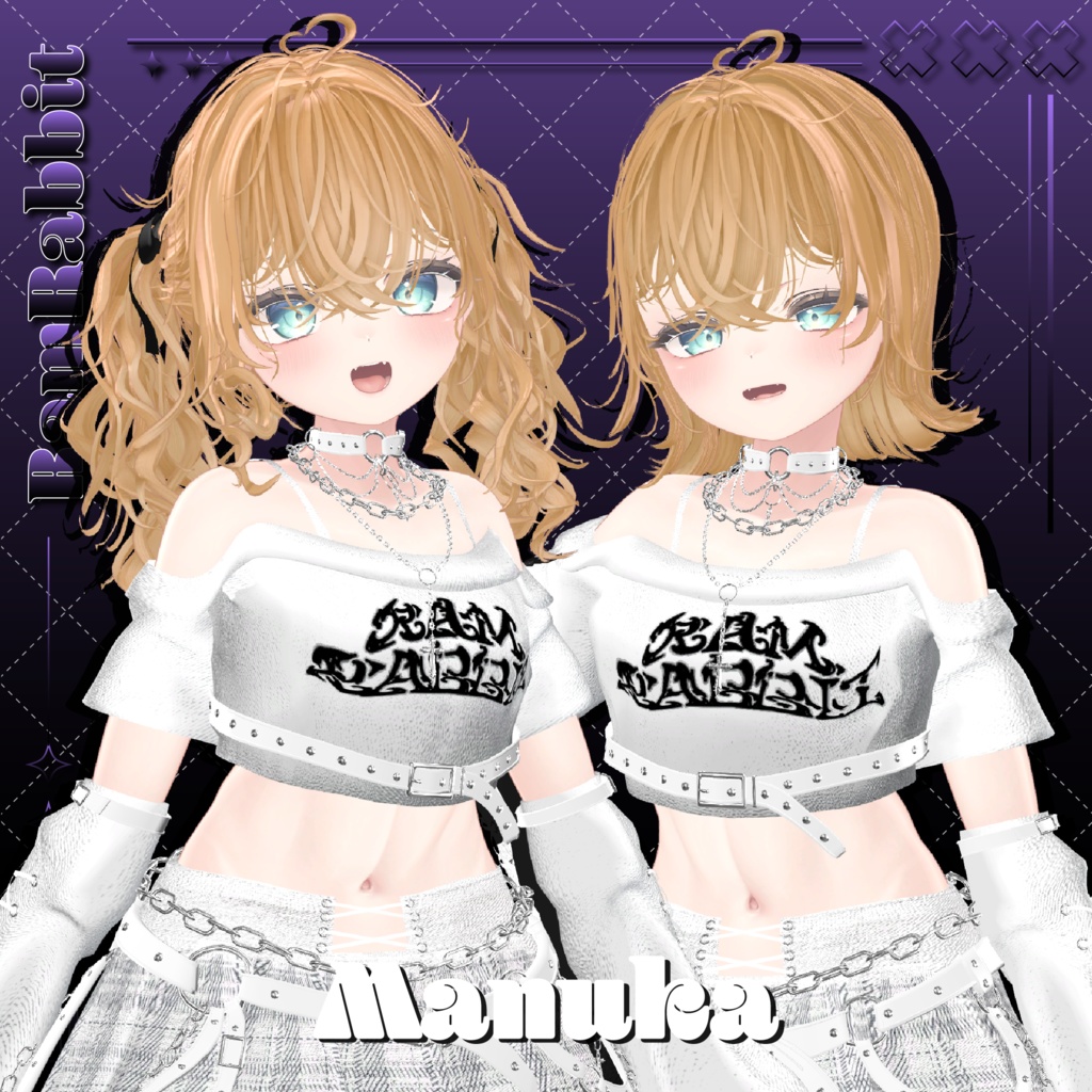 【26アバター対応】CloudyHair【VRChat】