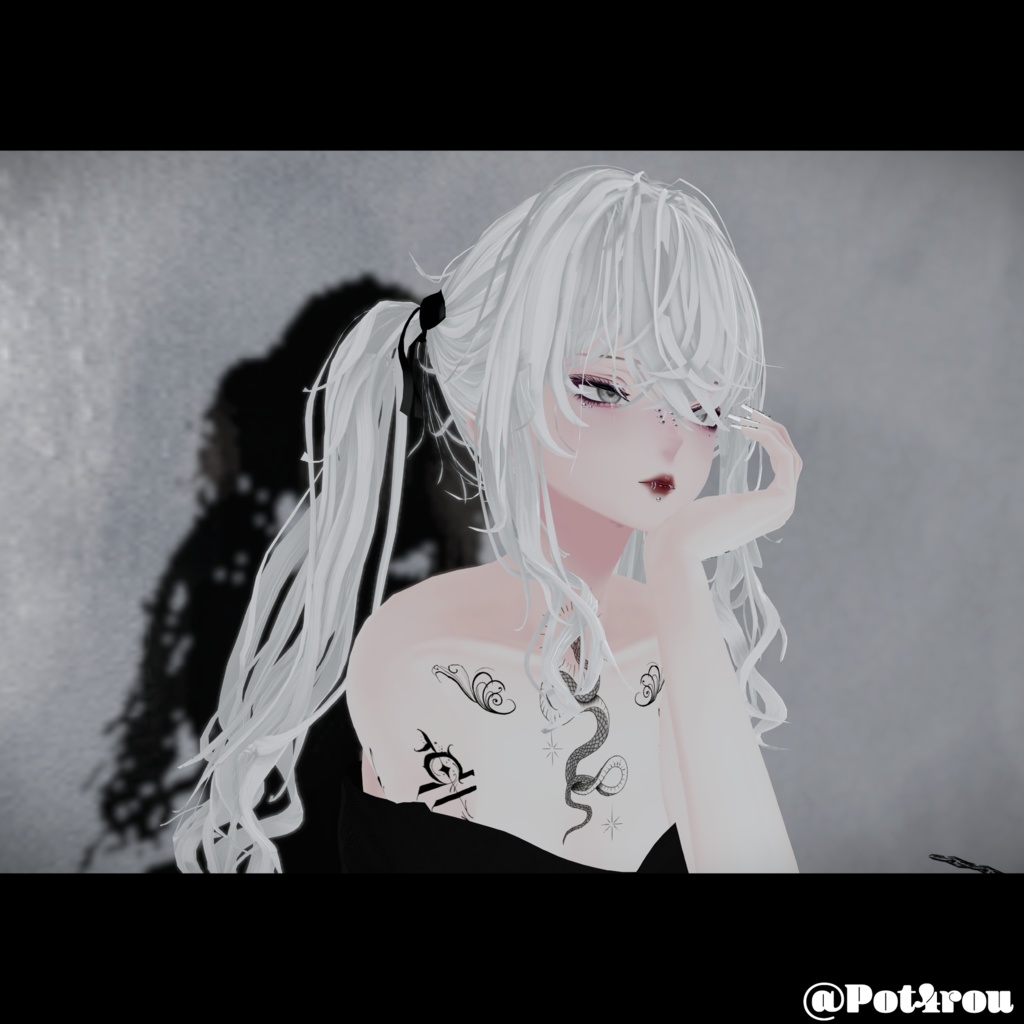 【26アバター対応】CloudyHair【VRChat】