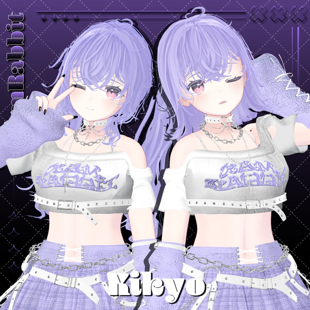 【26アバター対応】CloudyHair【VRChat】