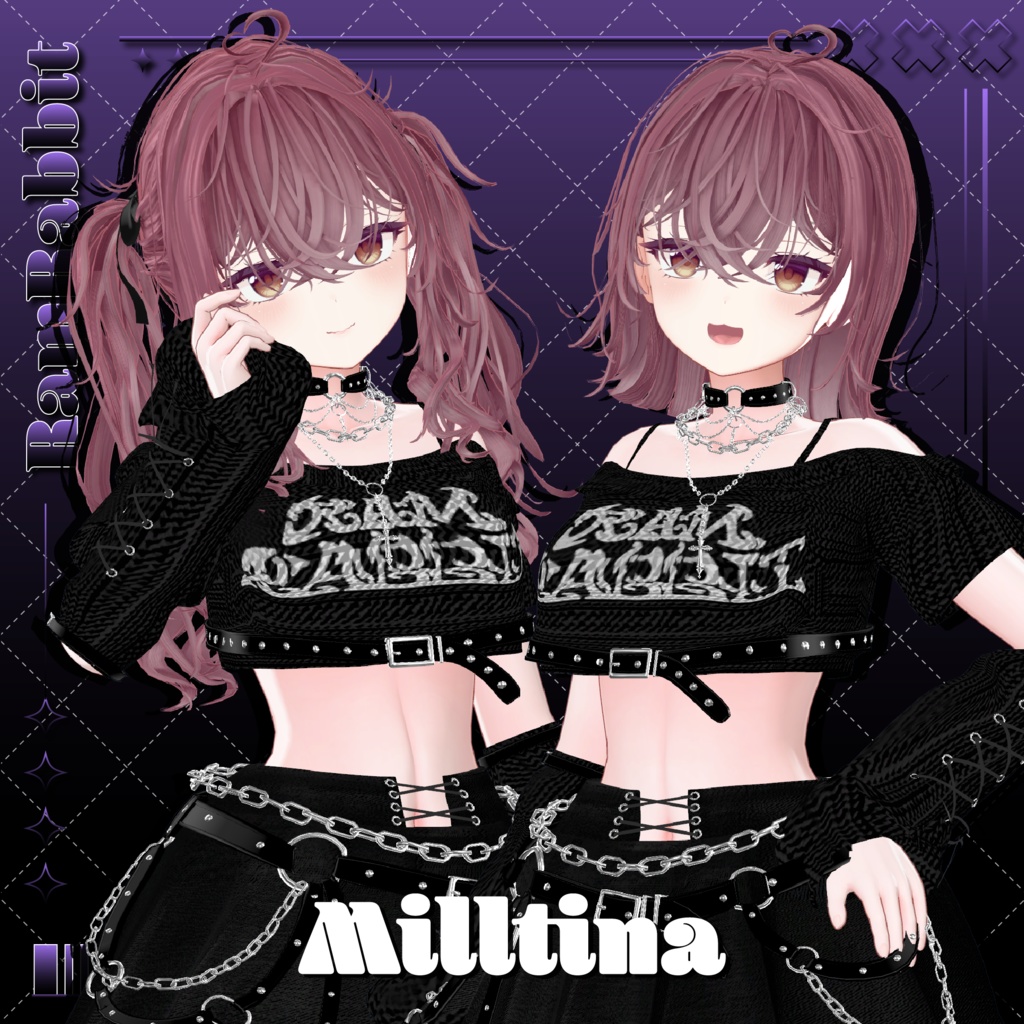 【26アバター対応】CloudyHair【VRChat】