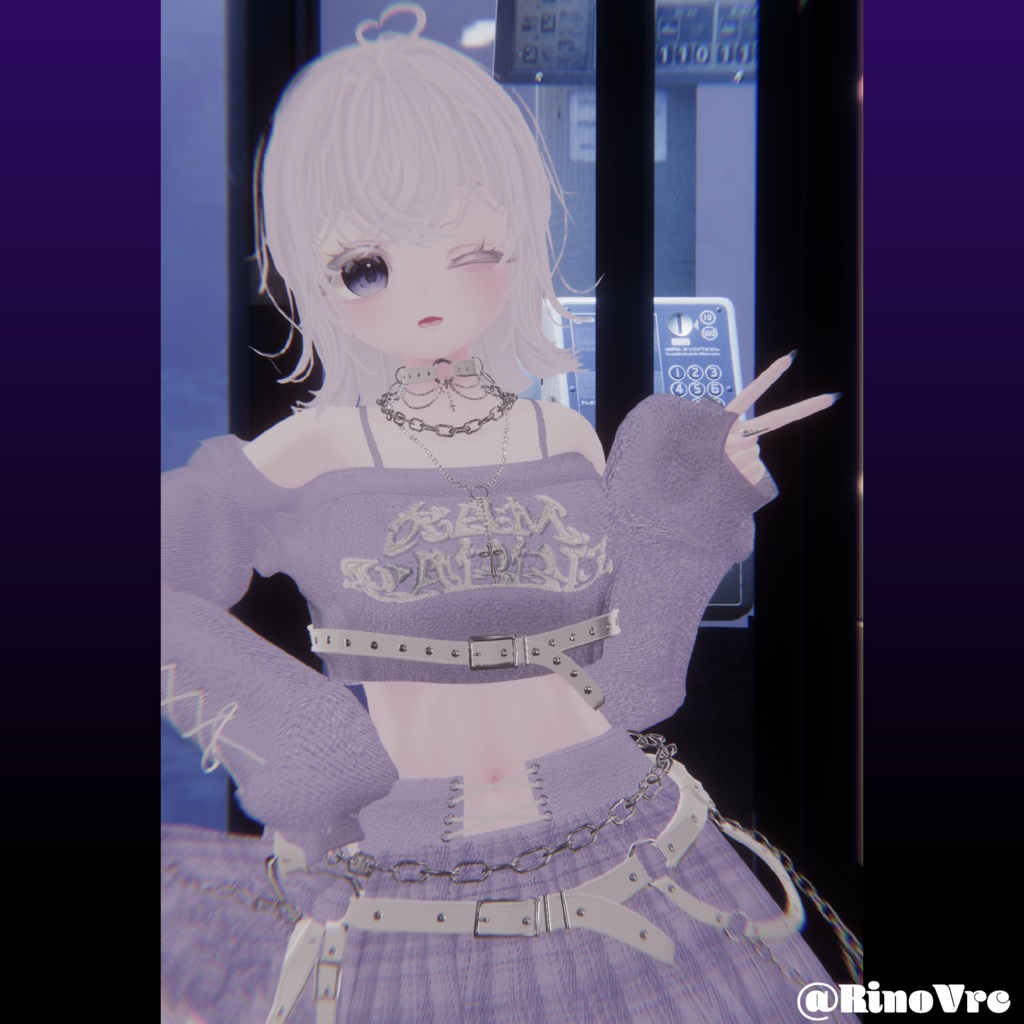 【26アバター対応】CloudyHair【VRChat】