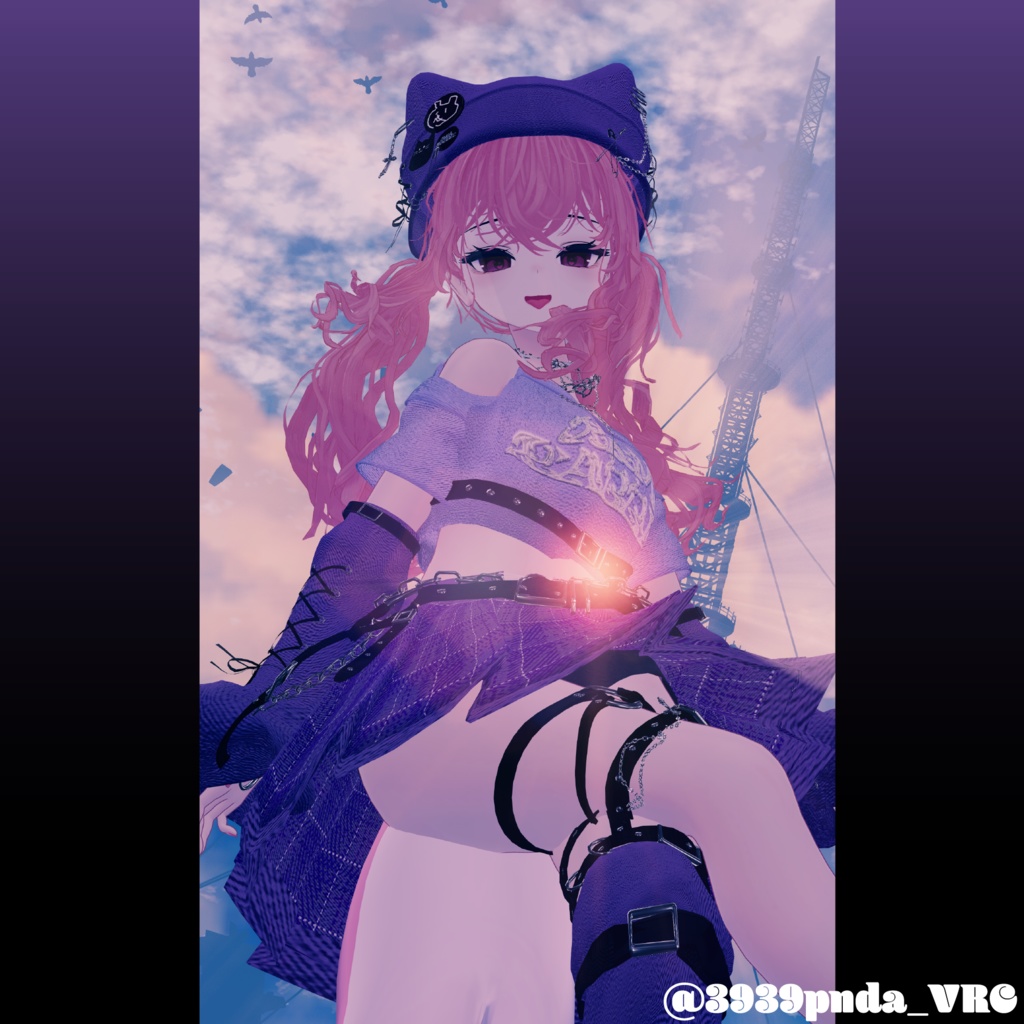 【26アバター対応】CloudyHair【VRChat】