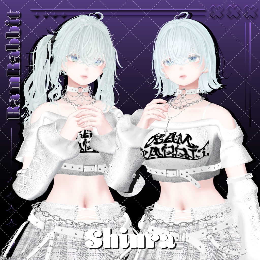 【26アバター対応】CloudyHair【VRChat】