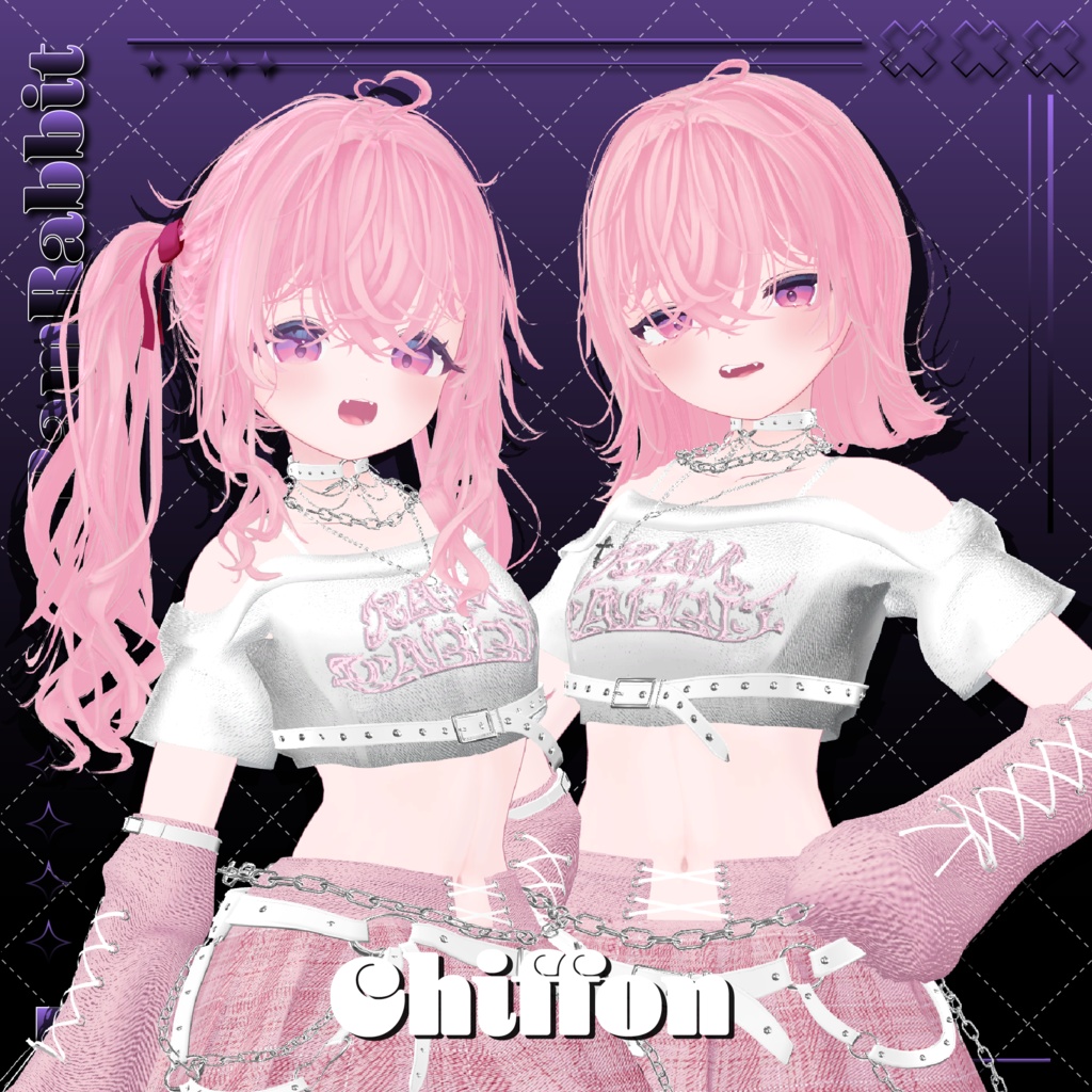 【26アバター対応】CloudyHair【VRChat】