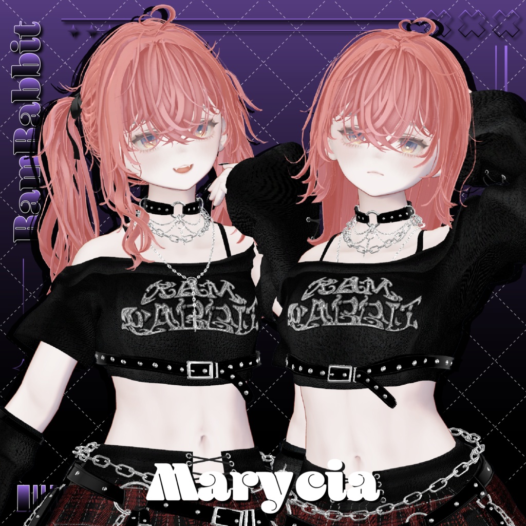 【26アバター対応】CloudyHair【VRChat】