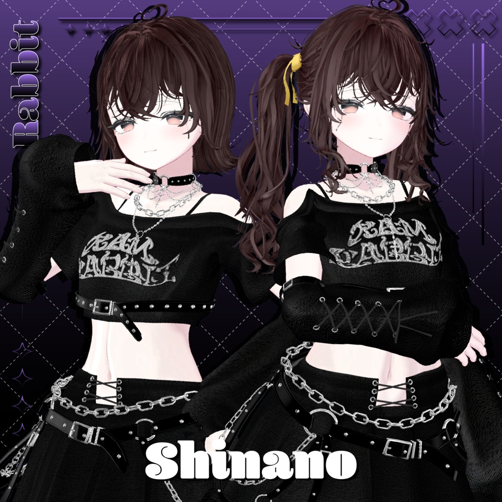 【26アバター対応】CloudyHair【VRChat】