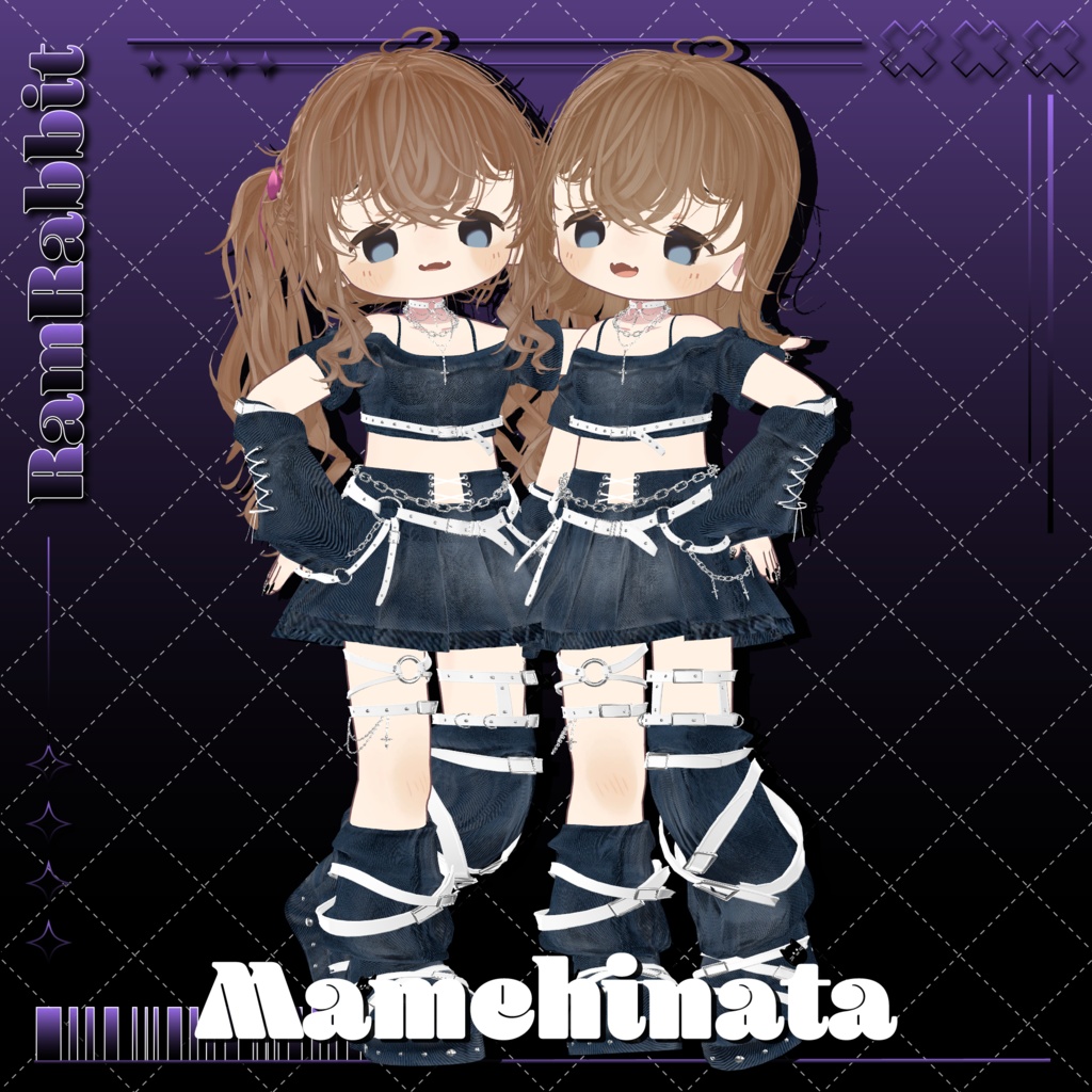 【26アバター対応】CloudyHair【VRChat】