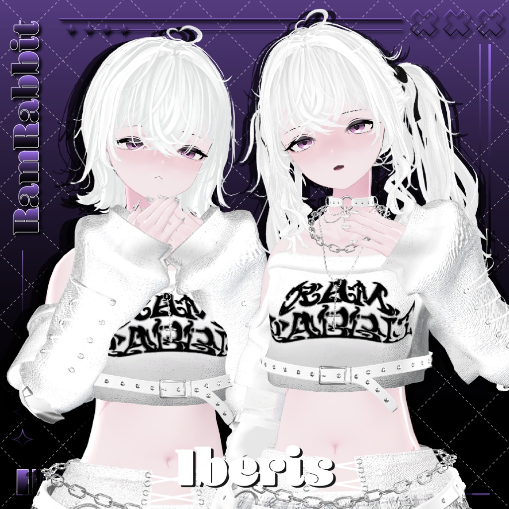 【26アバター対応】CloudyHair【VRChat】