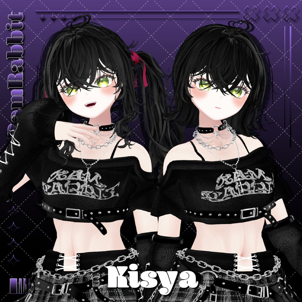 【26アバター対応】CloudyHair【VRChat】