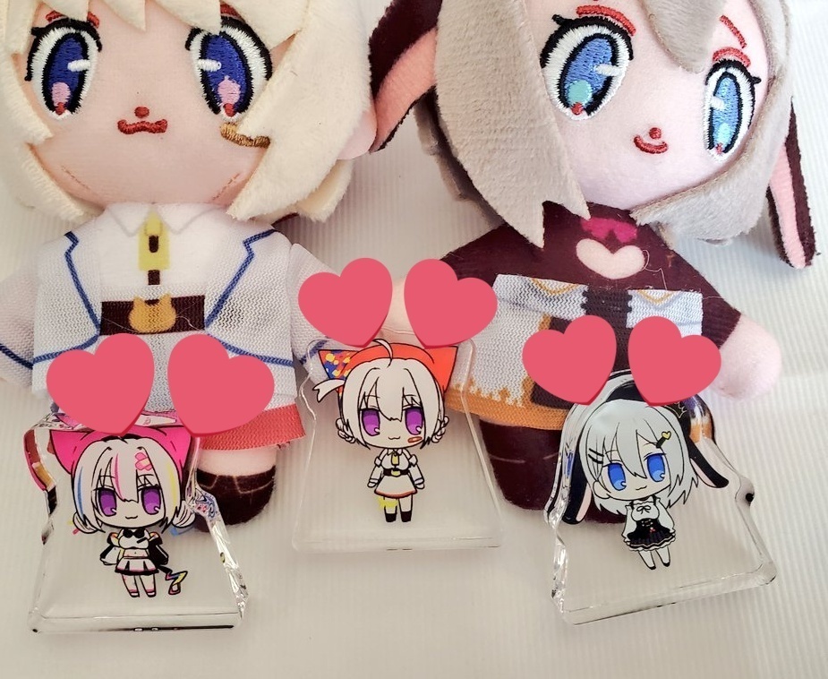 自立ミニアクリルスタンド、色紙