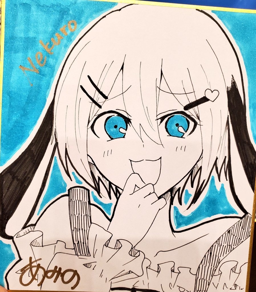 自立ミニアクリルスタンド、色紙