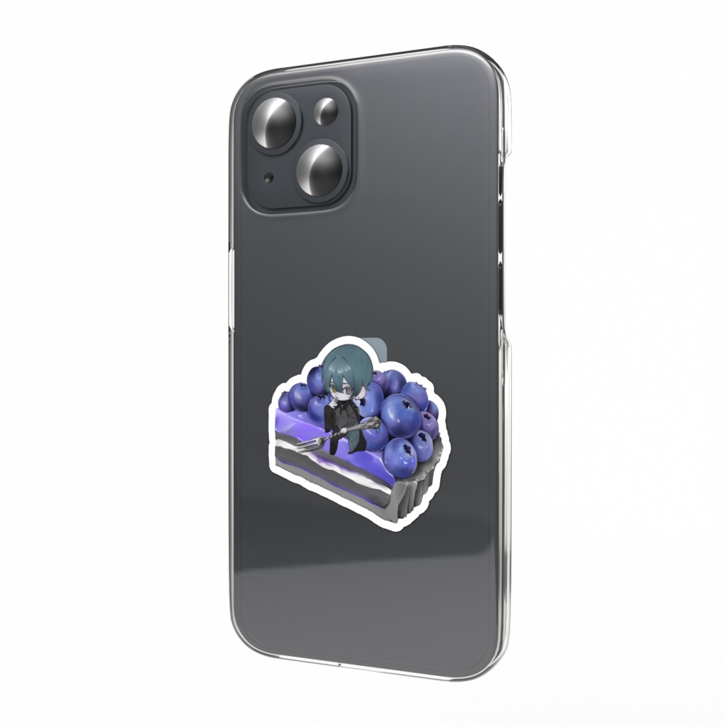 スマホステッカー【ブルーベリー】