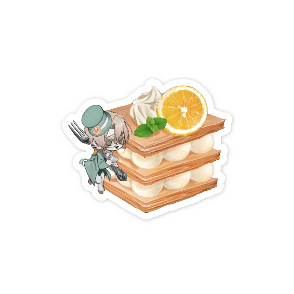 スマホステッカー【ミルフィーユ】