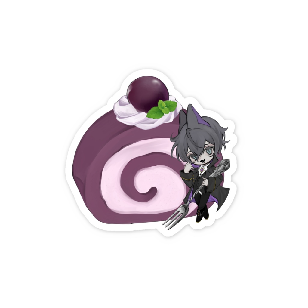 スマホステッカー【巨峰】