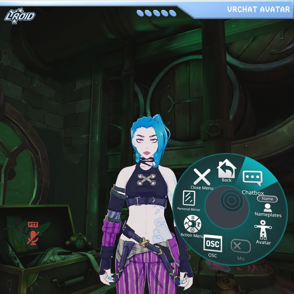 Jinx Pre-made 3D VRM Model | VTuber & VRChat Avatar【3Dモデル】