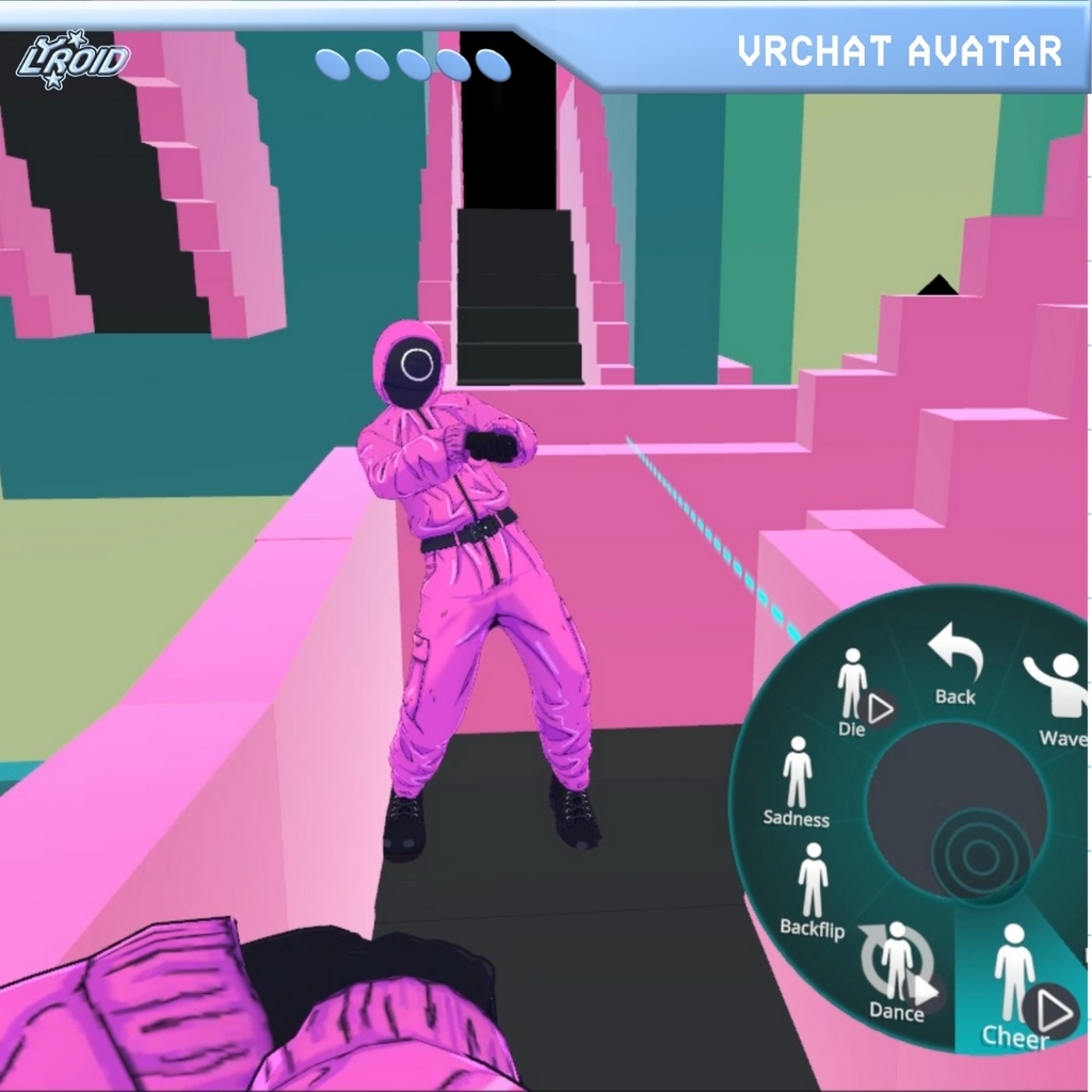 Squid Game Soldier Pre-made 3D VRM Model | VTuber & VRChat Avatar 【3Dモデル】